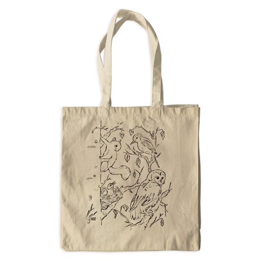 Oak Tree Cotton Tote Bag