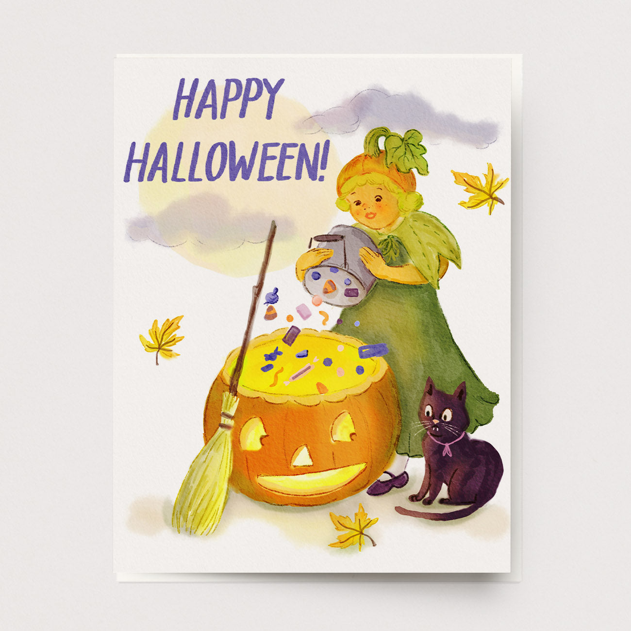 Candy Cauldron Greeting Card