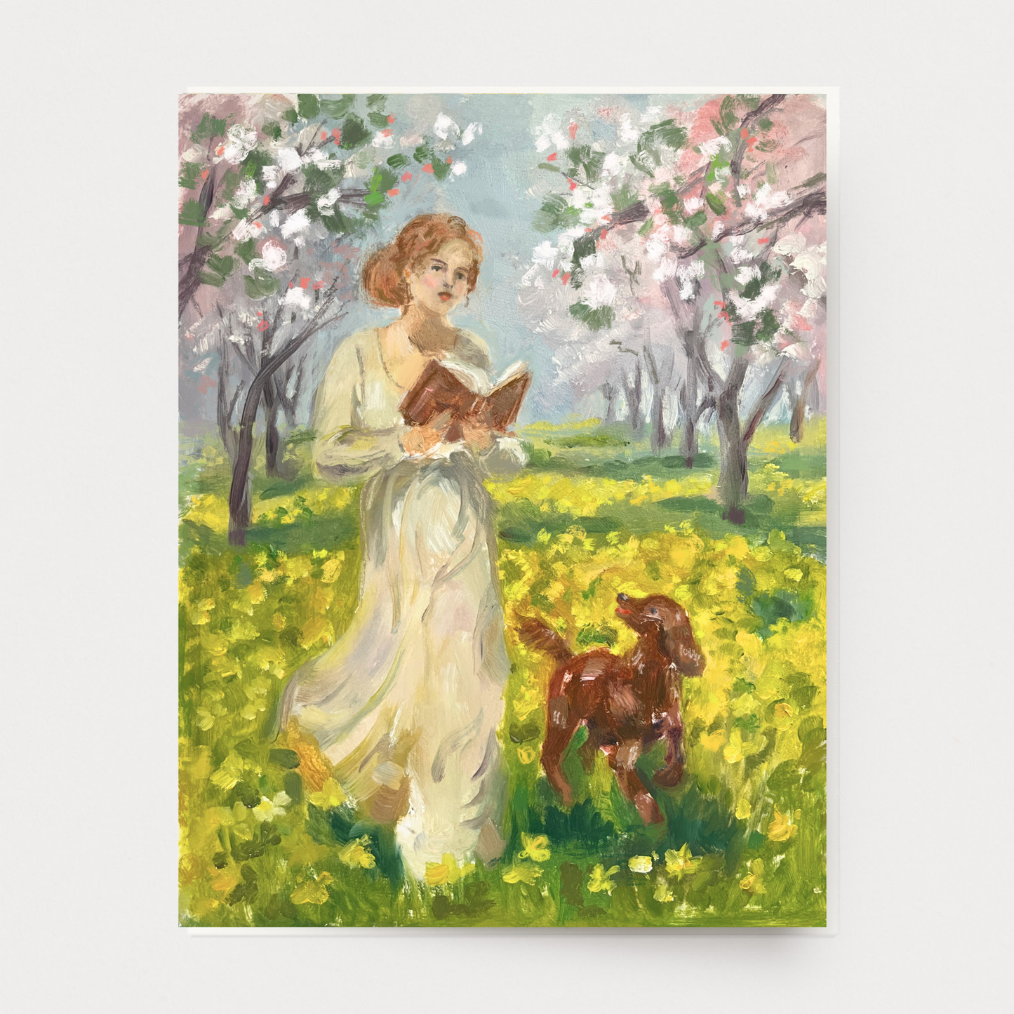 Daffodil Stories Greeting Card