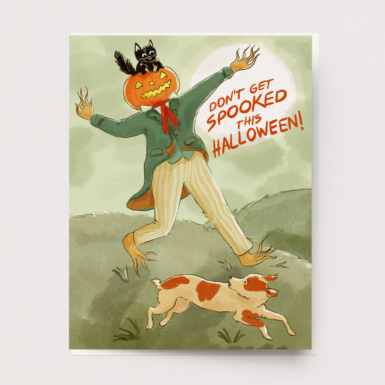Don't Get Spooked! Greeting Card