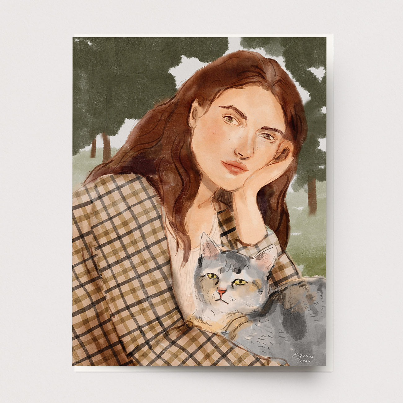 Eve And Scotch Greeting Card
