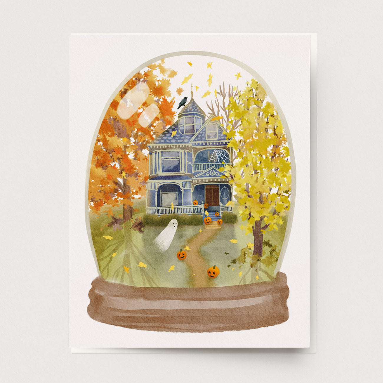 Fall Victorian Greeting Card