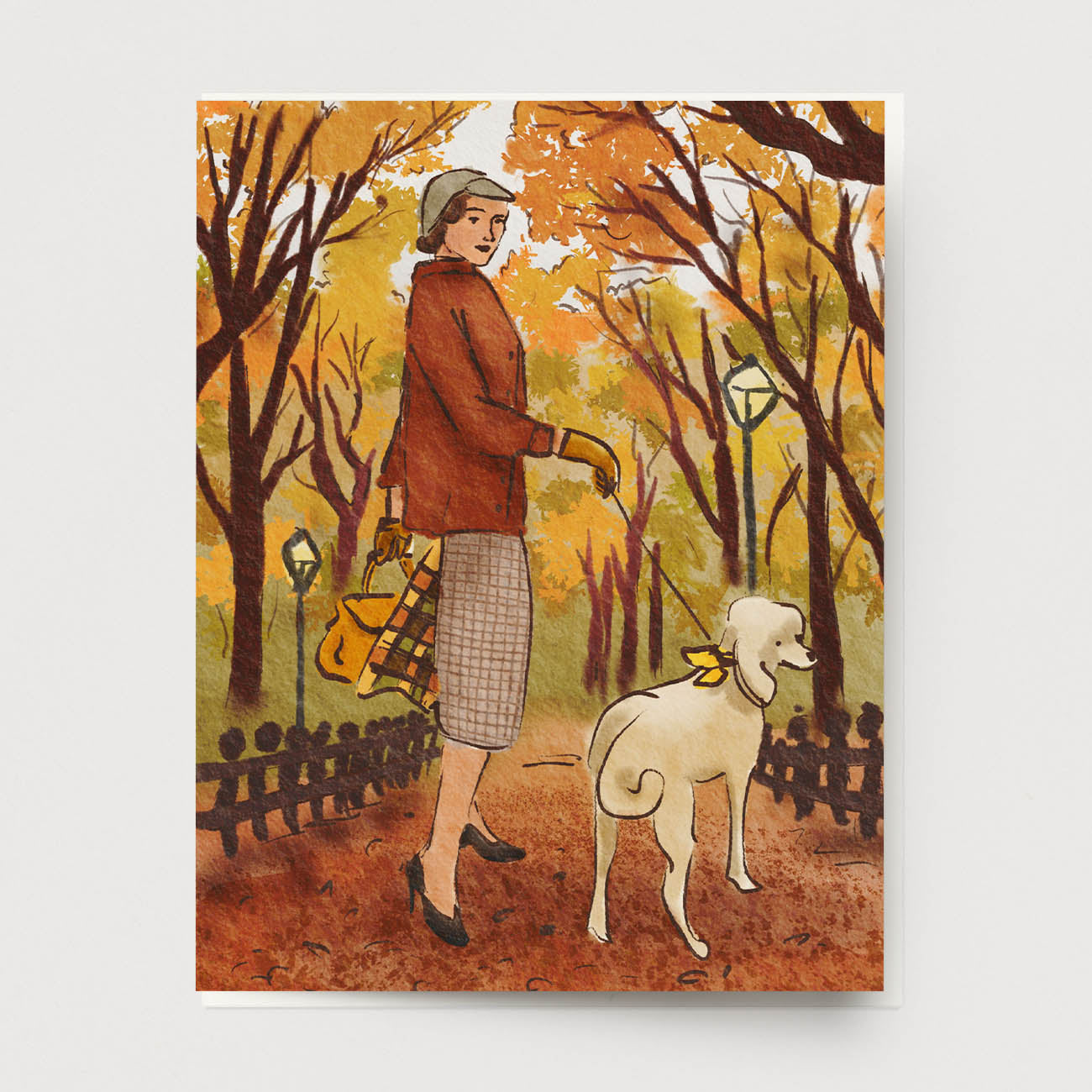 Fall in the Park Greeting Card