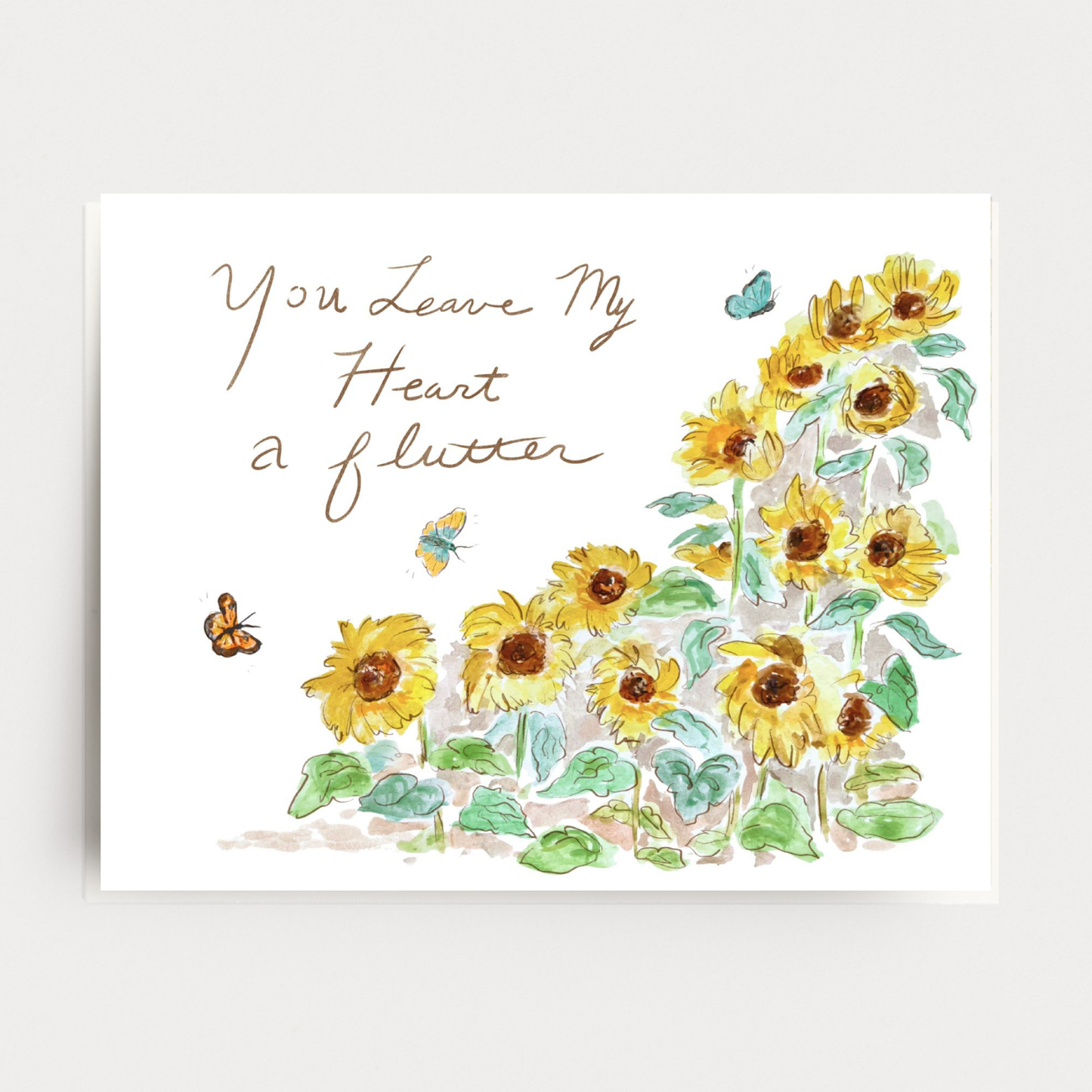 Flutter Heart Greeting Card
