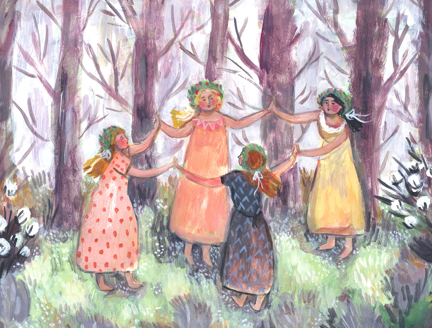 Forest Dance 10 Postcards