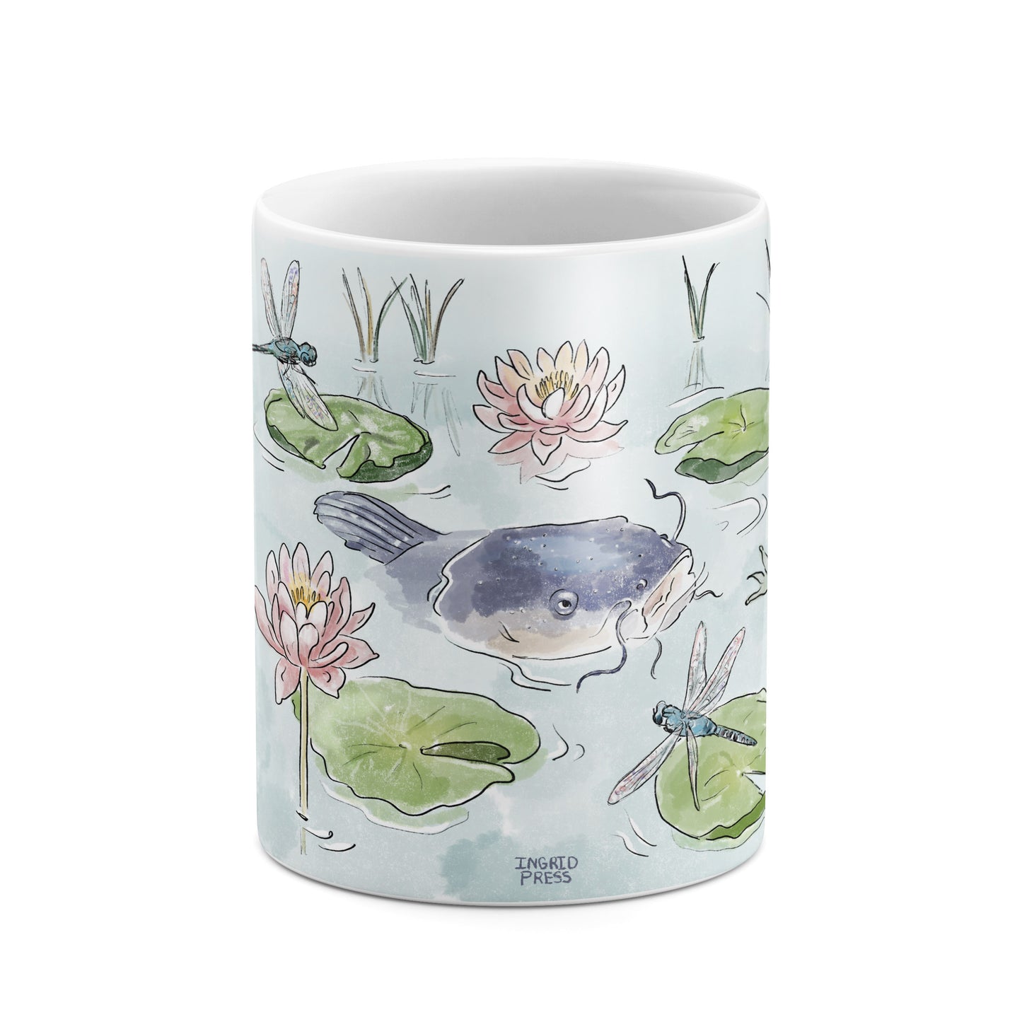 Frog Pond 11oz White Ceramic Mug