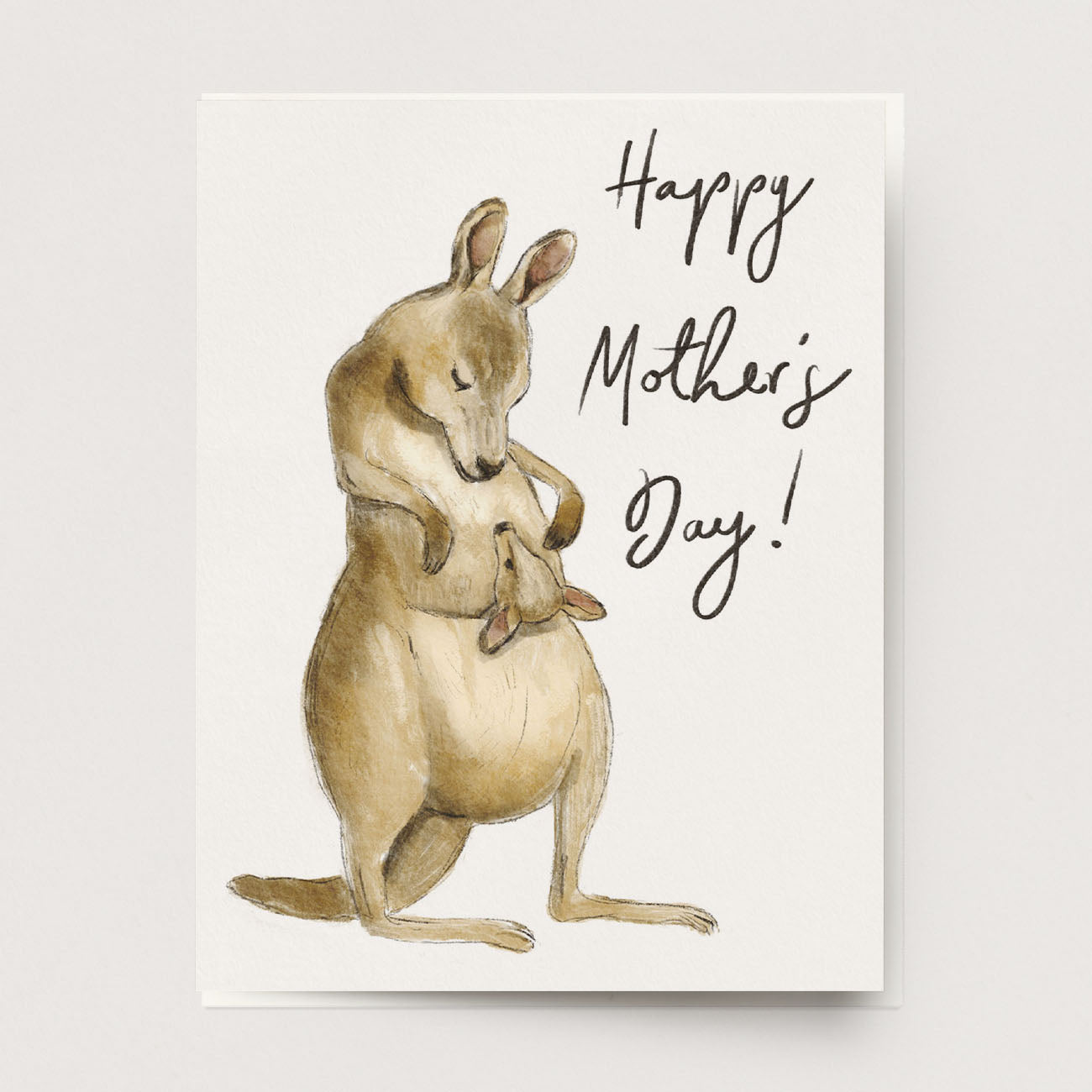Kangaroo Mom Greeting Card