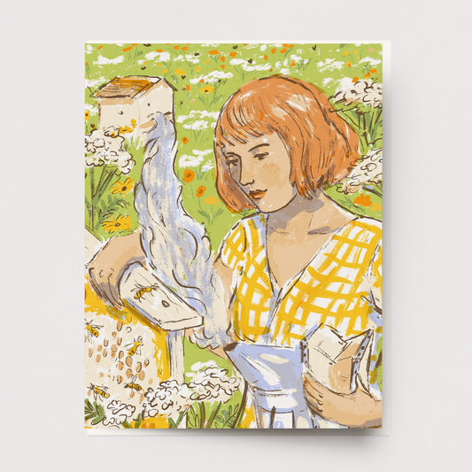 Lady Beekeeper Card