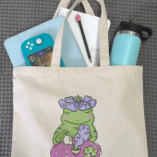 Lucky Tea Cotton Tote