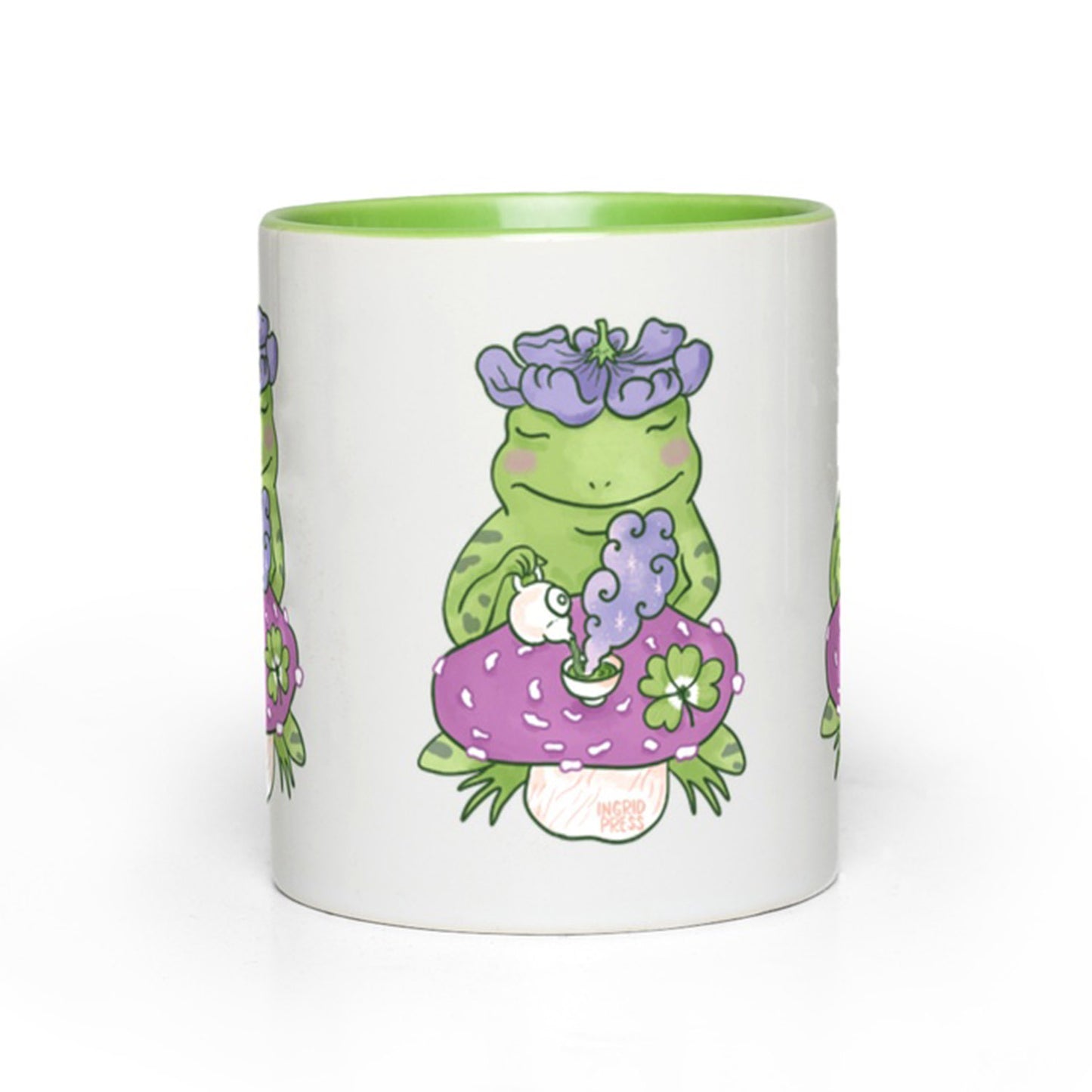 Lucky Tea 11oz Ceramic Accent Mug