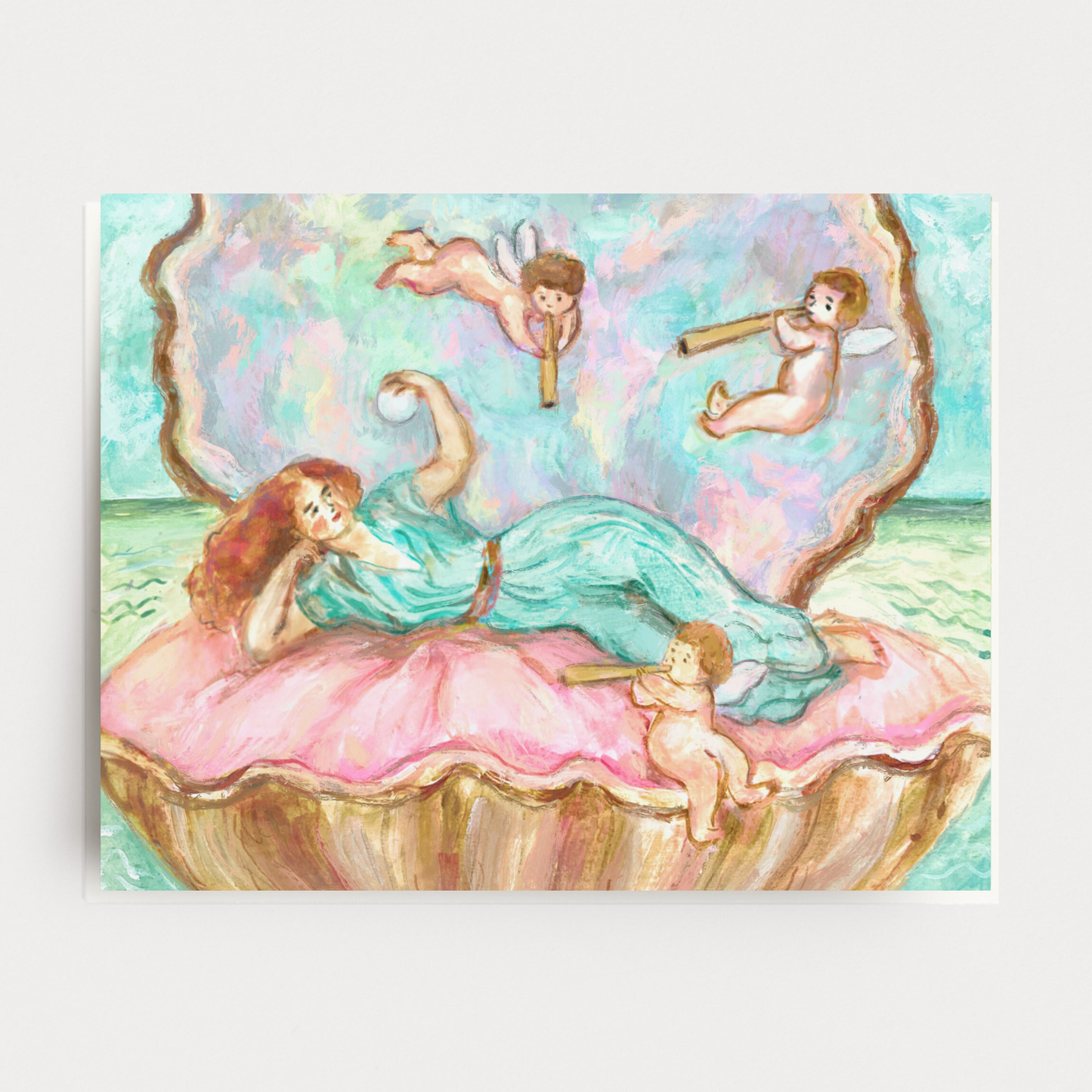 Pearl Greeting Card