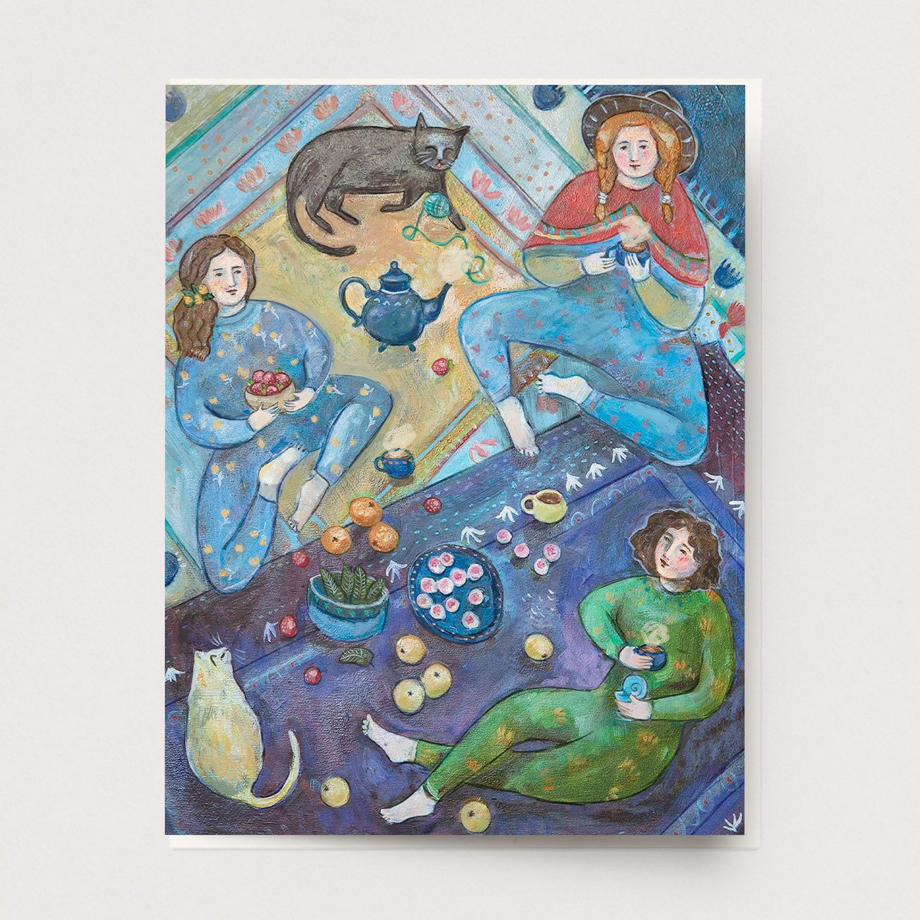 Quilt Picnic Greeting Card