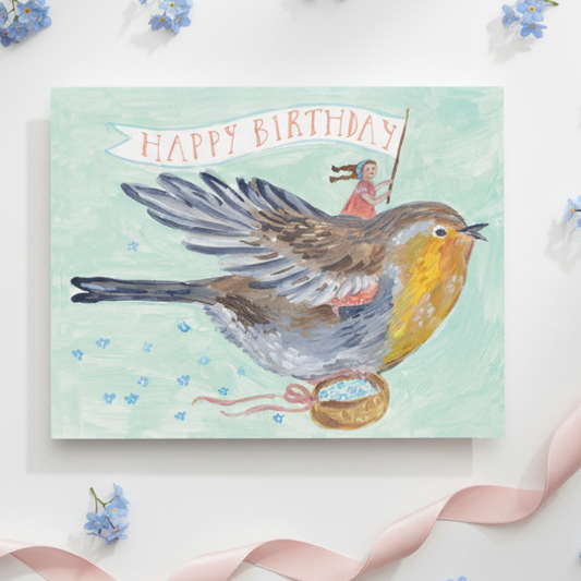 Robin Rider Greeting Card