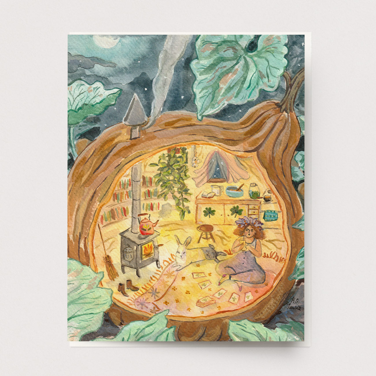 Snug Magic Greeting Card