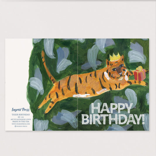 Tiger Birthday Card BD-101