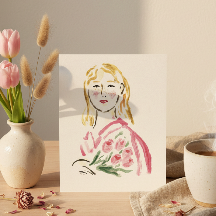 Tulips Greeting Card