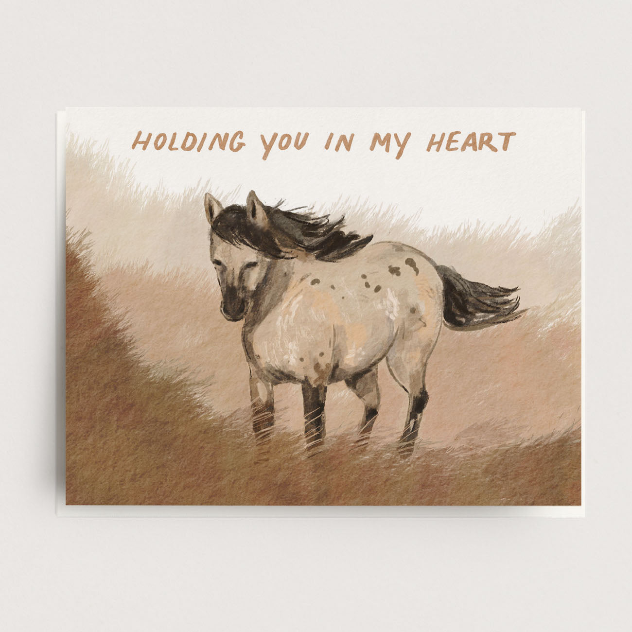 Wild Horse Heart Greeting Card