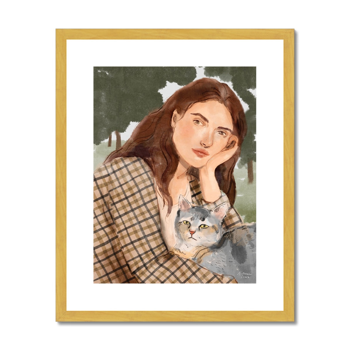Eve + Scotch Framed & Mounted Print