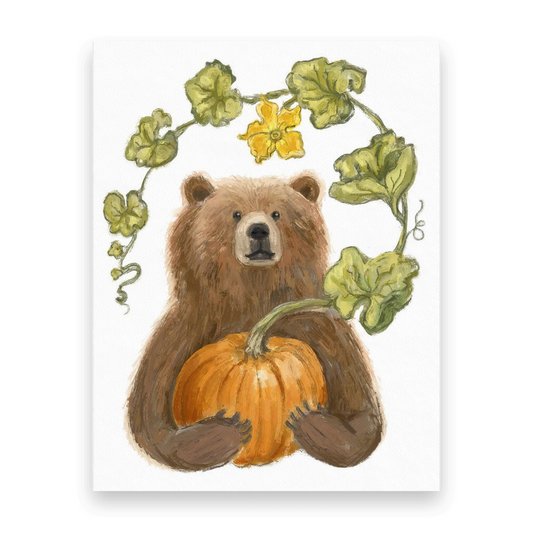 Bear's Pumpkin 10 Postcards HA-113-P