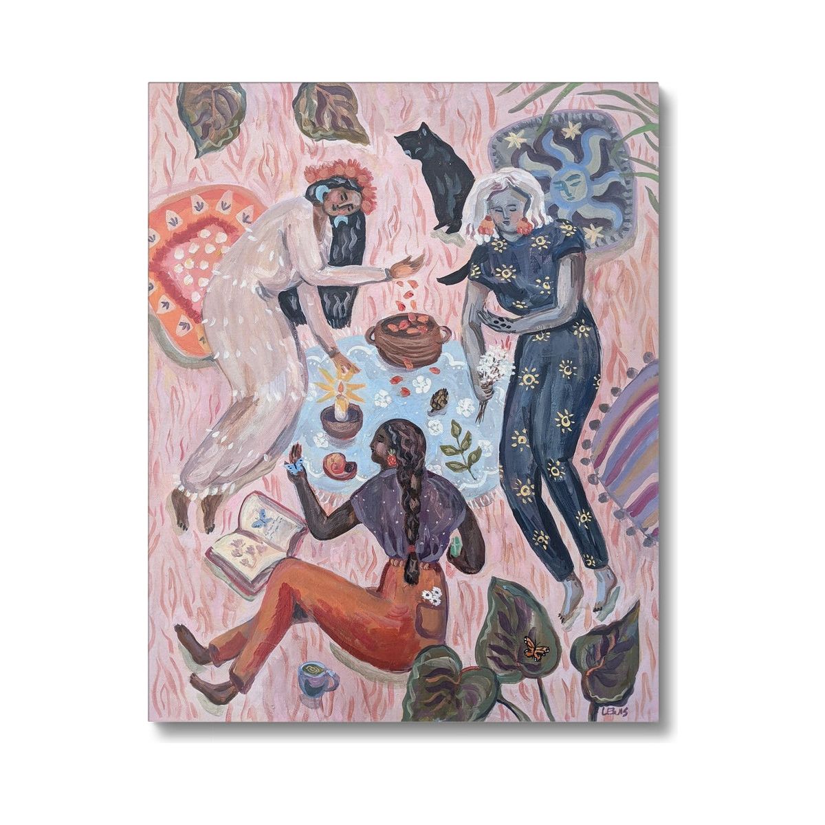 Floor Magic Canvas Art Print