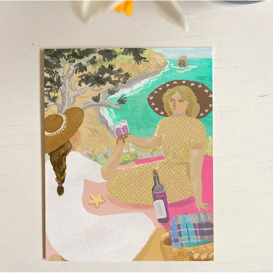 Wine by the Sea Card