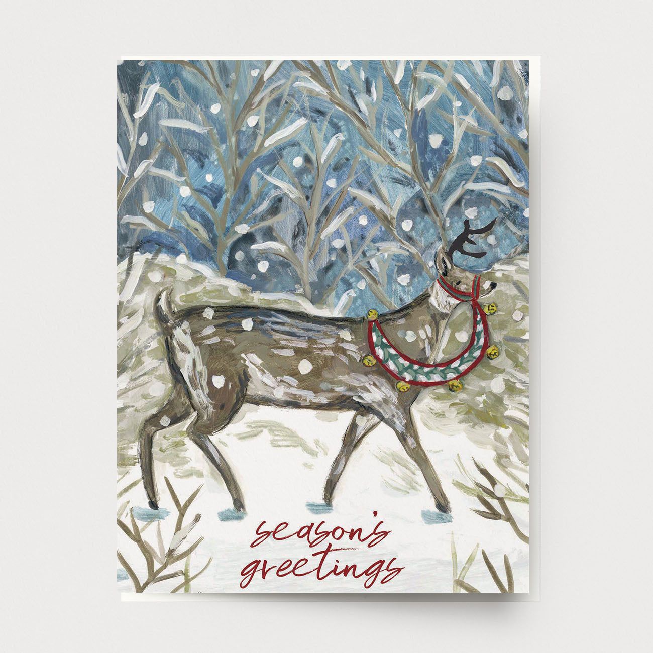 Holiday Reindeer Greeting Card