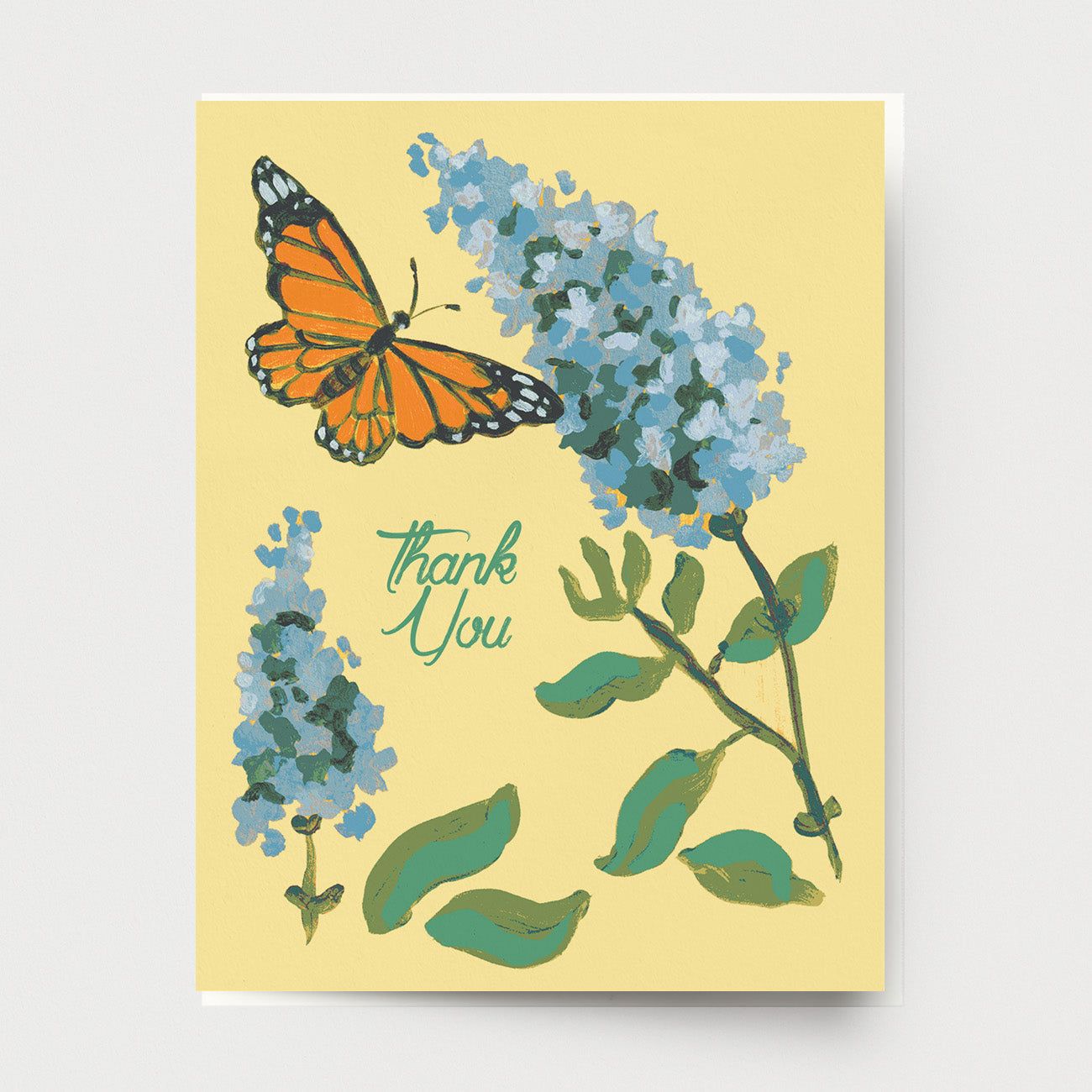 Lilac Thank You Greeting Card