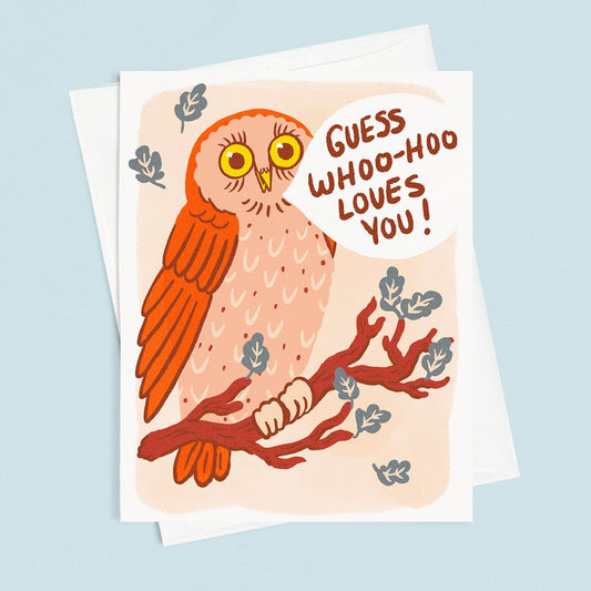 Love You Owl Card L-111