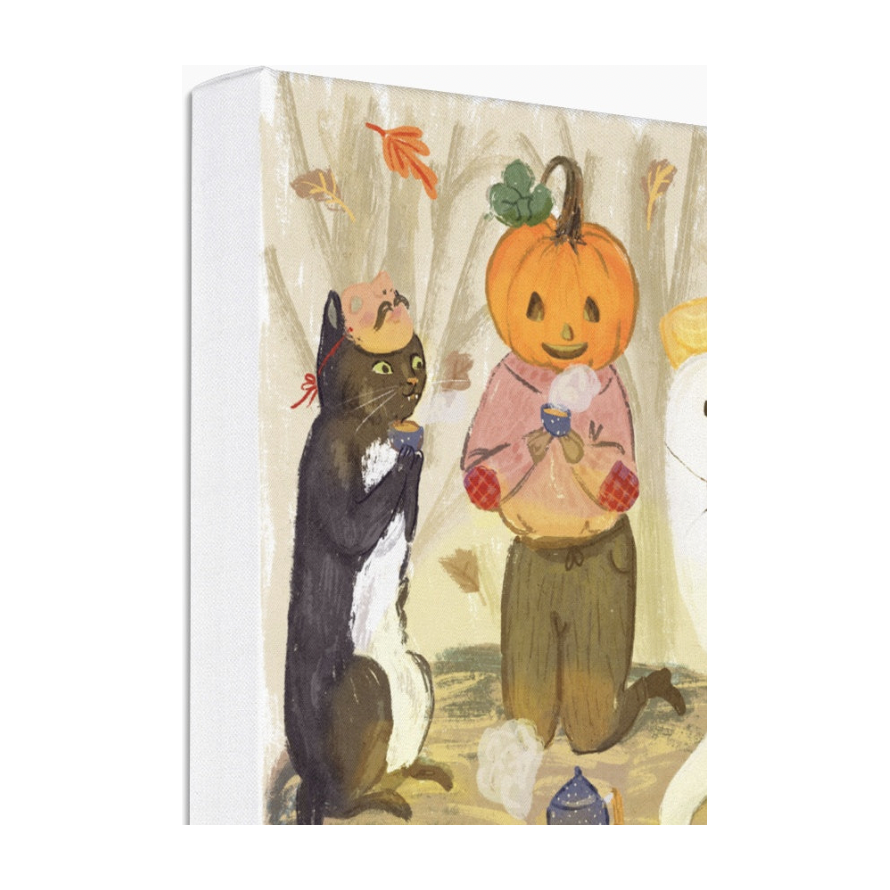 Bonfire Friends Mini Canvas 8x10