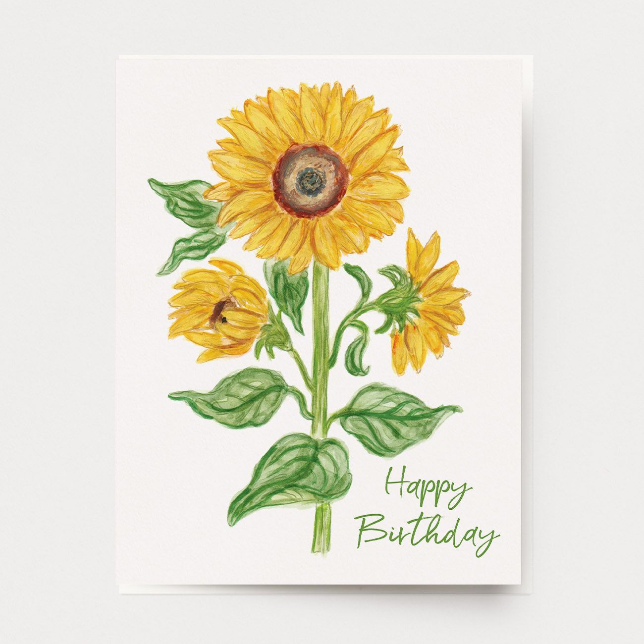 Sunflower Birthday Greeting Card