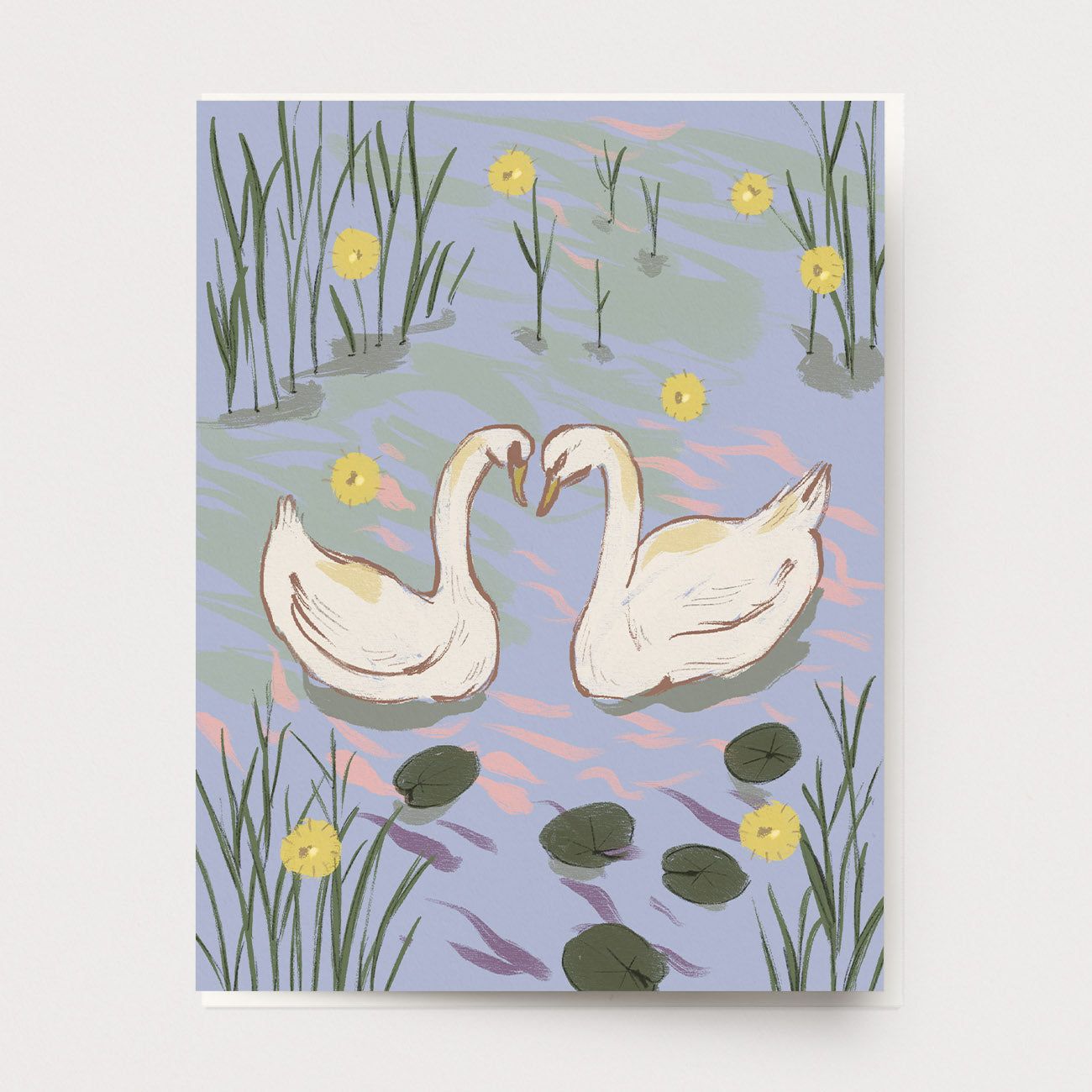 Swan River Greeting Card