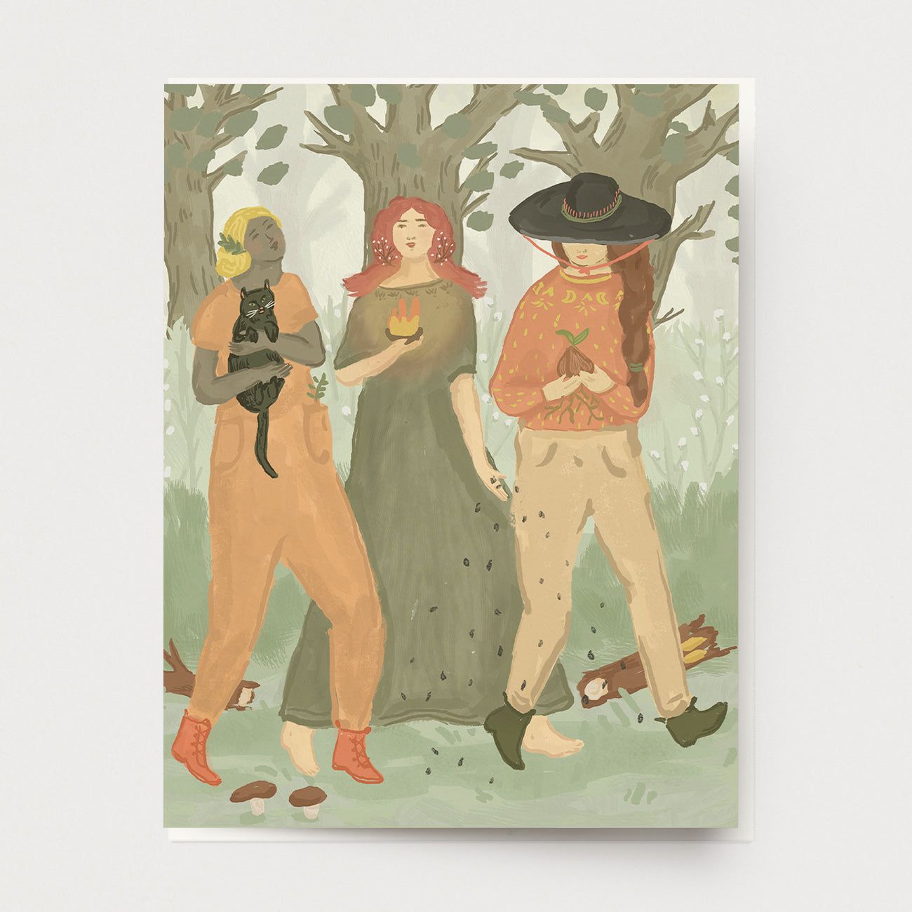 Walking Sisters Card U-129