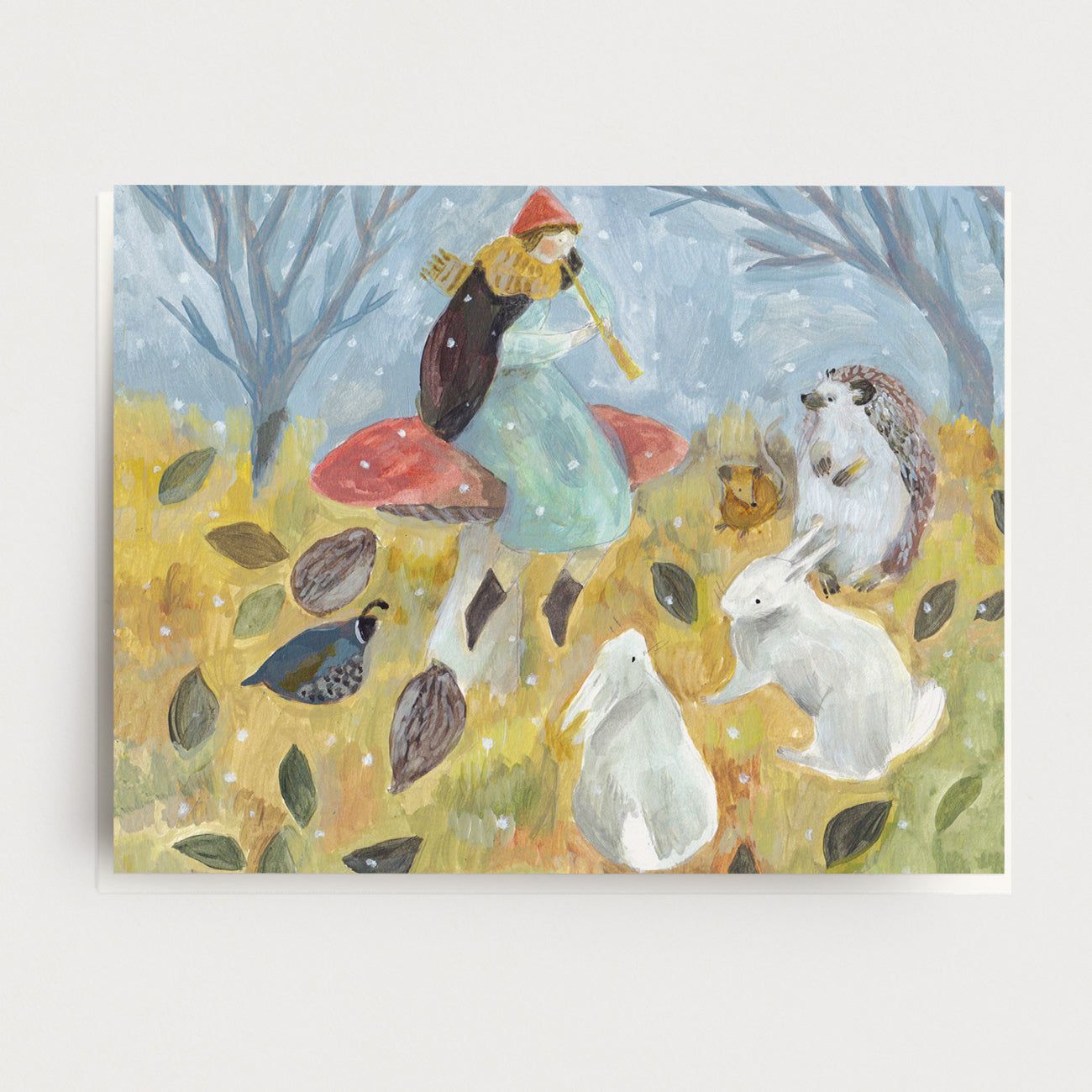 Winter Song Greeting Card