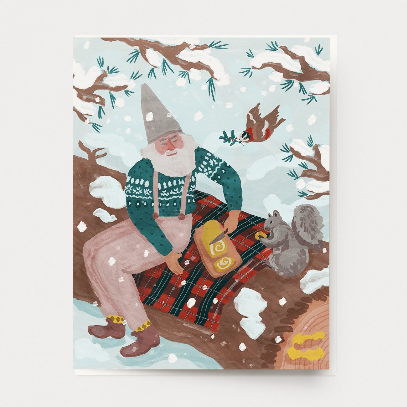 Winter Greetings Greeting Card