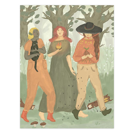 Walking Sisters Card U-129