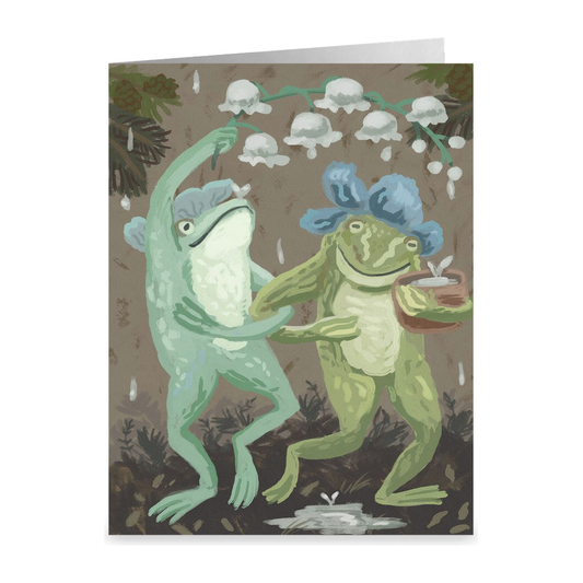 Frog Rain Dance Card