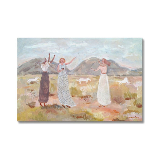 Planting the Desert Canvas Print 109-CP