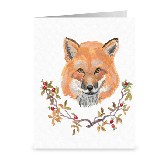 Fox Portrait Card