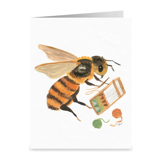 Weaving Bee Card U-144