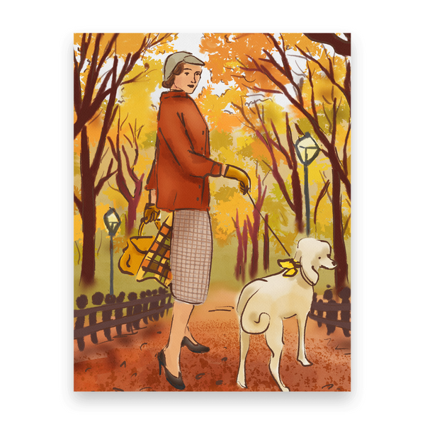 Fall in the Park Notecards