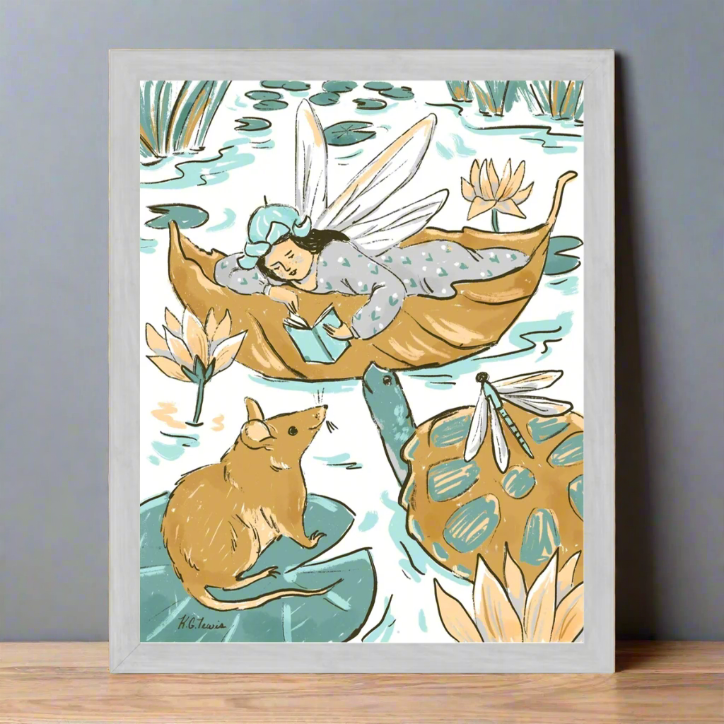 Fairy framed art print