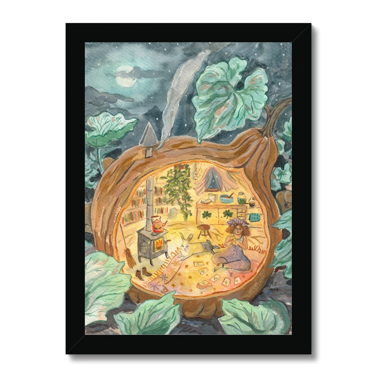 Snug Magic Framed Print