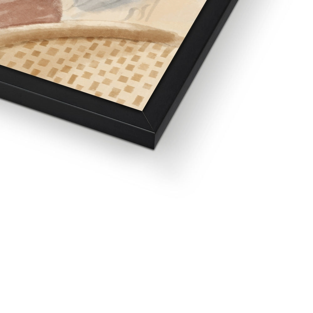 Greyhound Cafe Framed & Mounted Print