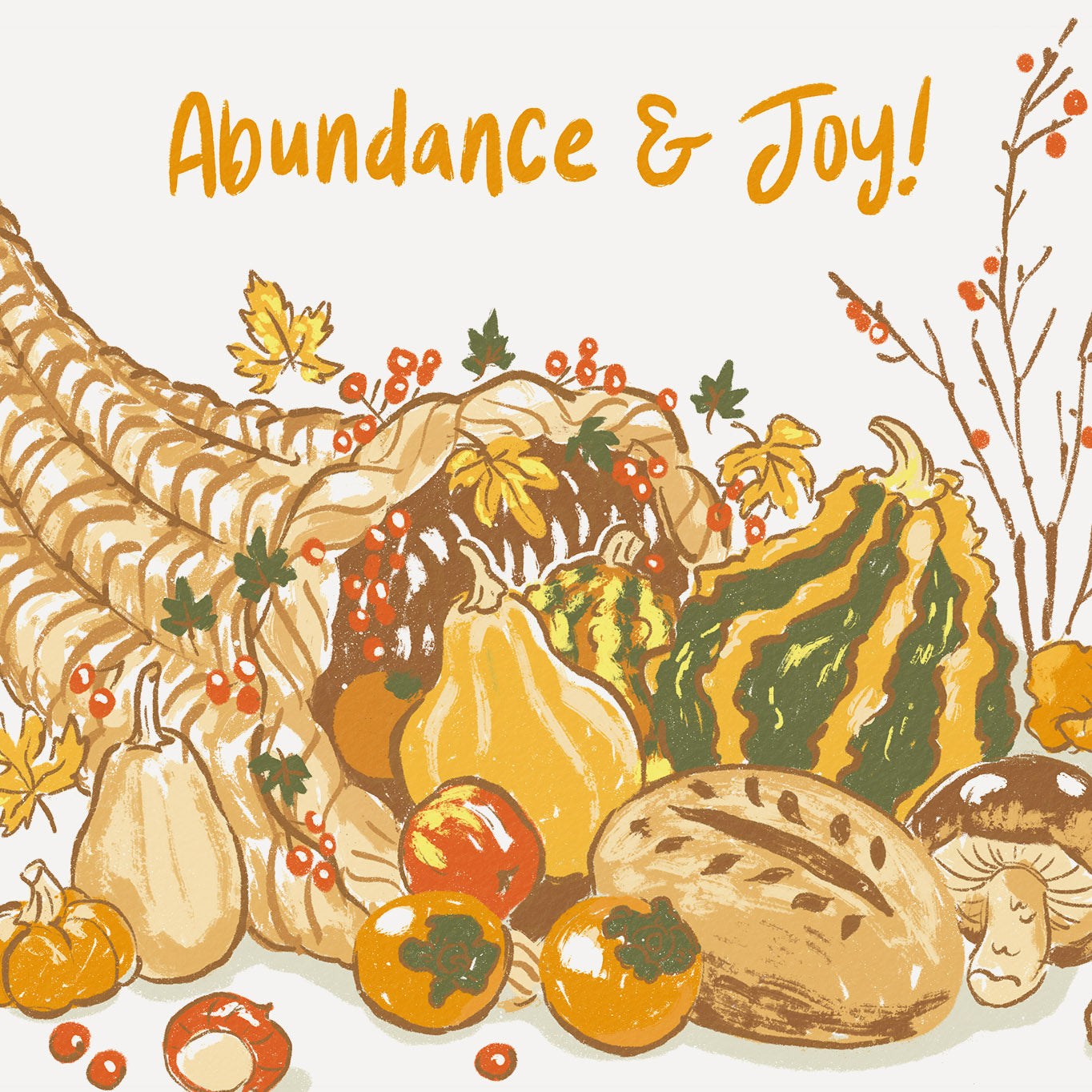 Autumn Abundance Holiday Decor 8x10