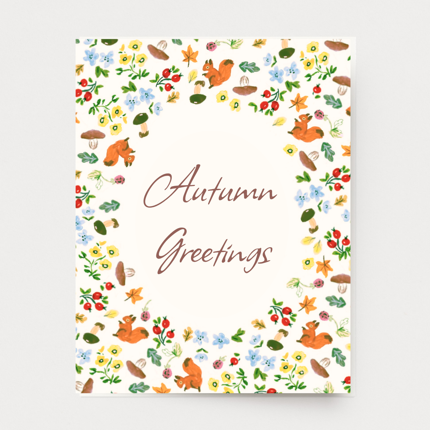Autumn Pattern Card