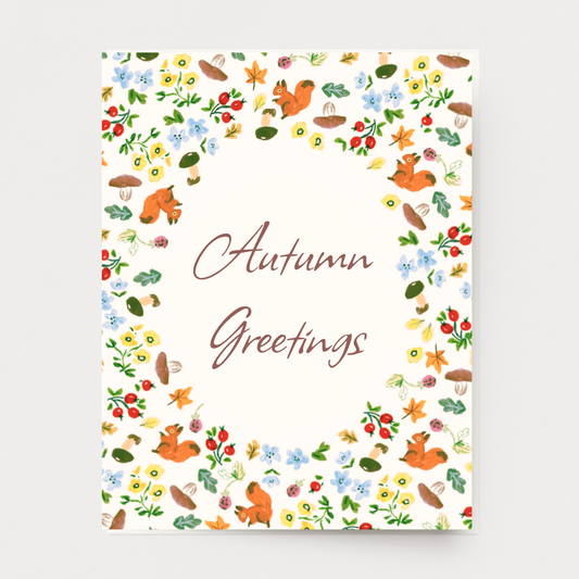 Autumn Pattern Card