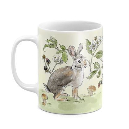 Berry Bramble 11oz White Ceramic Mug