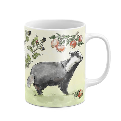 Berry Bramble 11oz White Ceramic Mug
