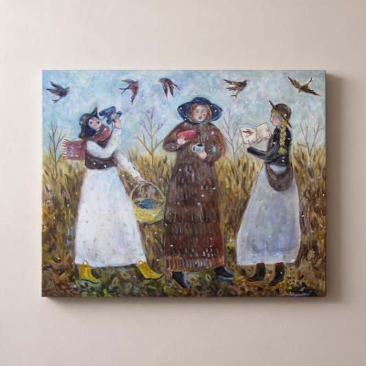 Birdwatchers Canvas Art Print