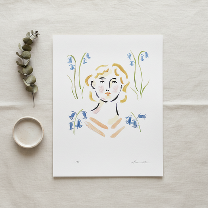 Bluebells – 9x12 Giclée Print, Limited Edition of 20